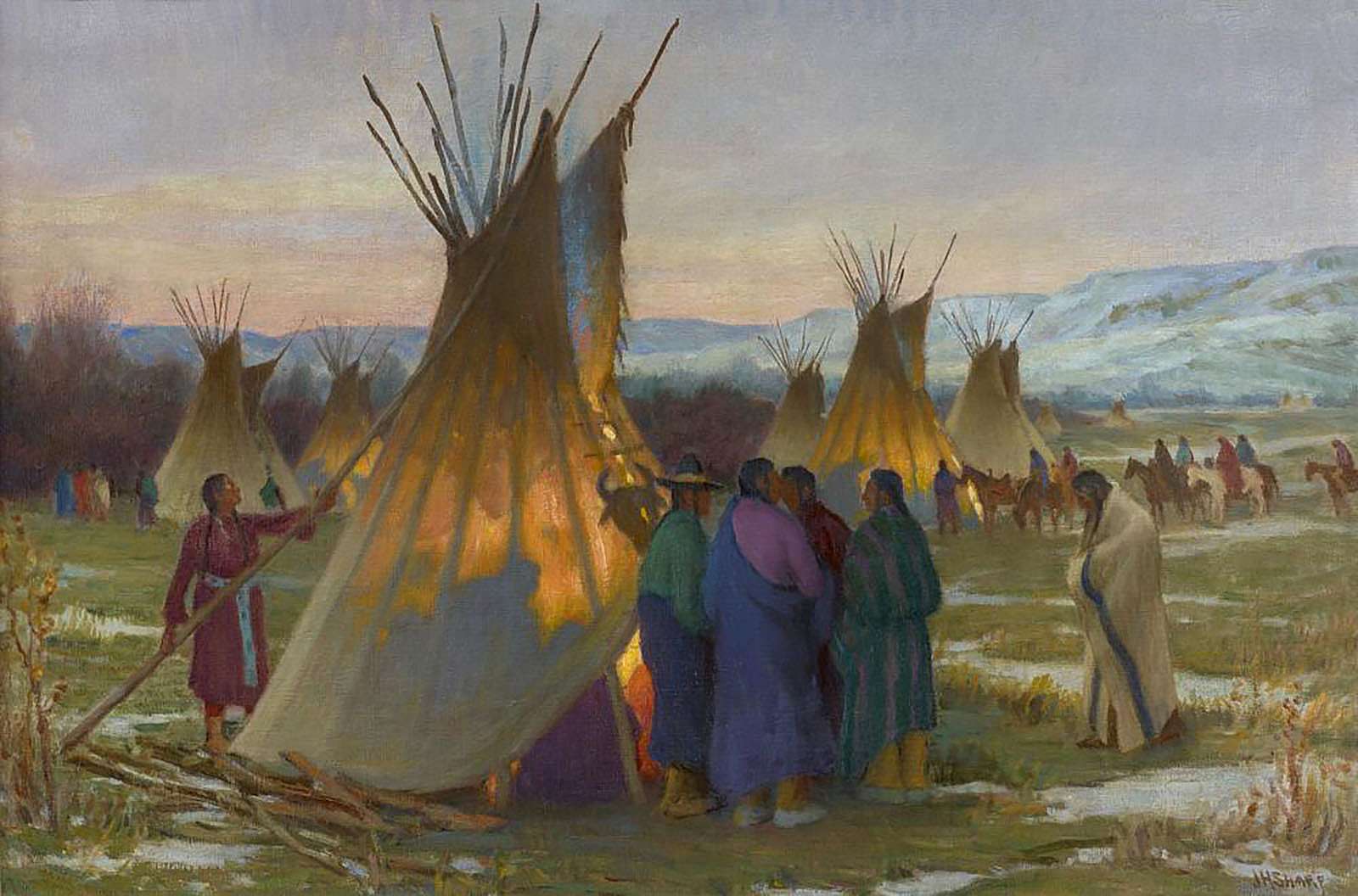 Council Call of Crows, Montana